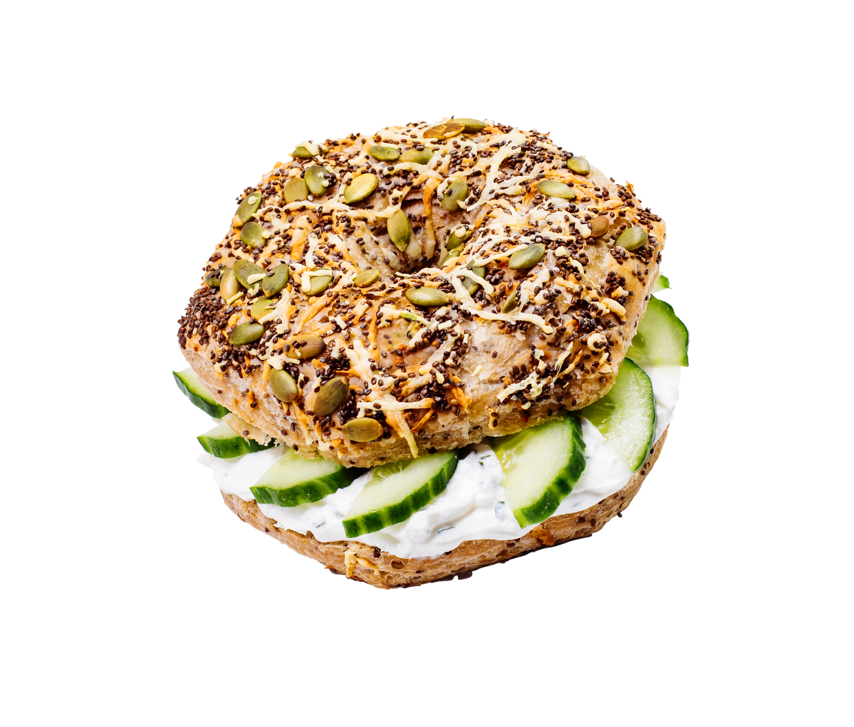 Belegter Bagel